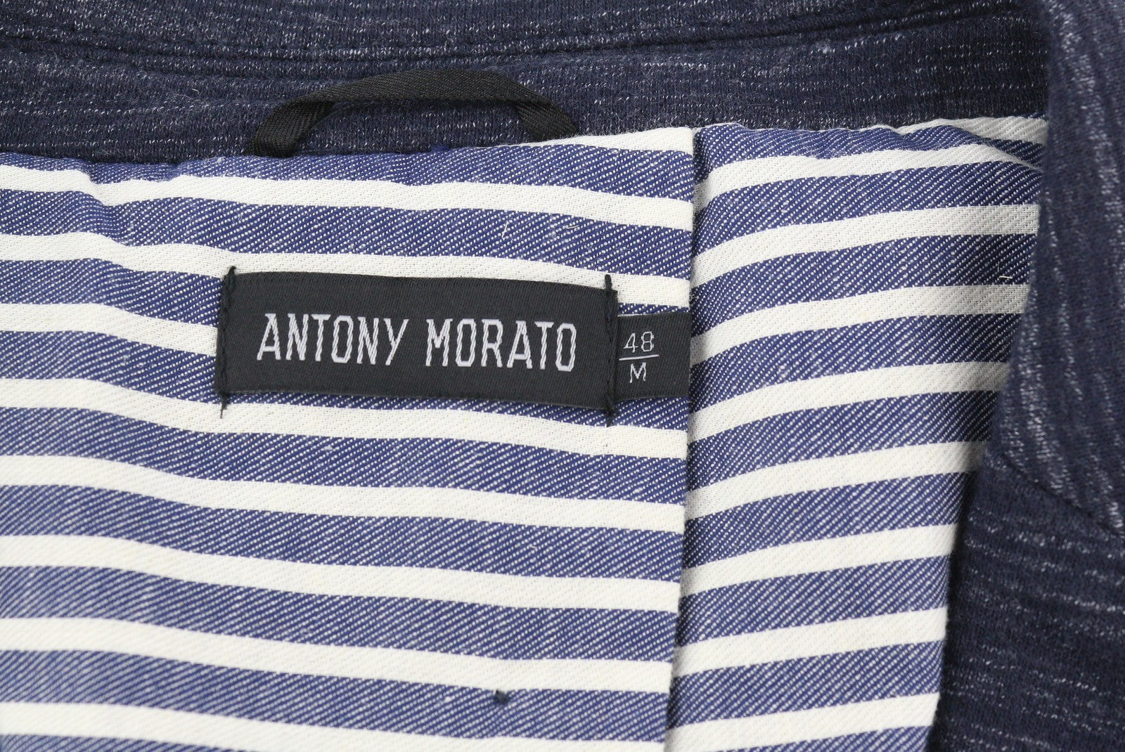ANTONY MORATO Men Blazer M Blue Super Slim Fit Half Lined Notch Single-Breasted