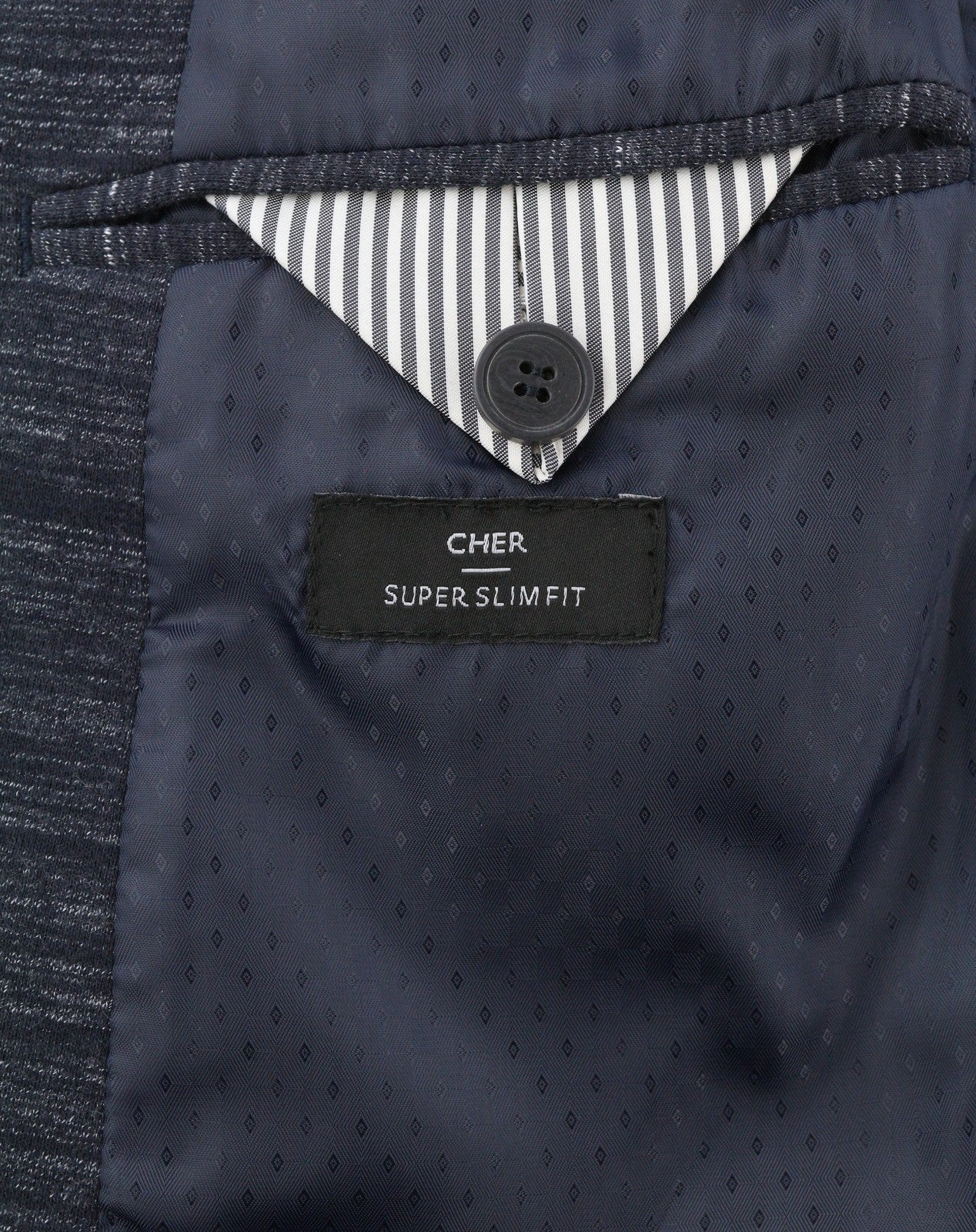 ANTONY MORATO Men Blazer M Blue Super Slim Fit Half Lined Notch Single-Breasted