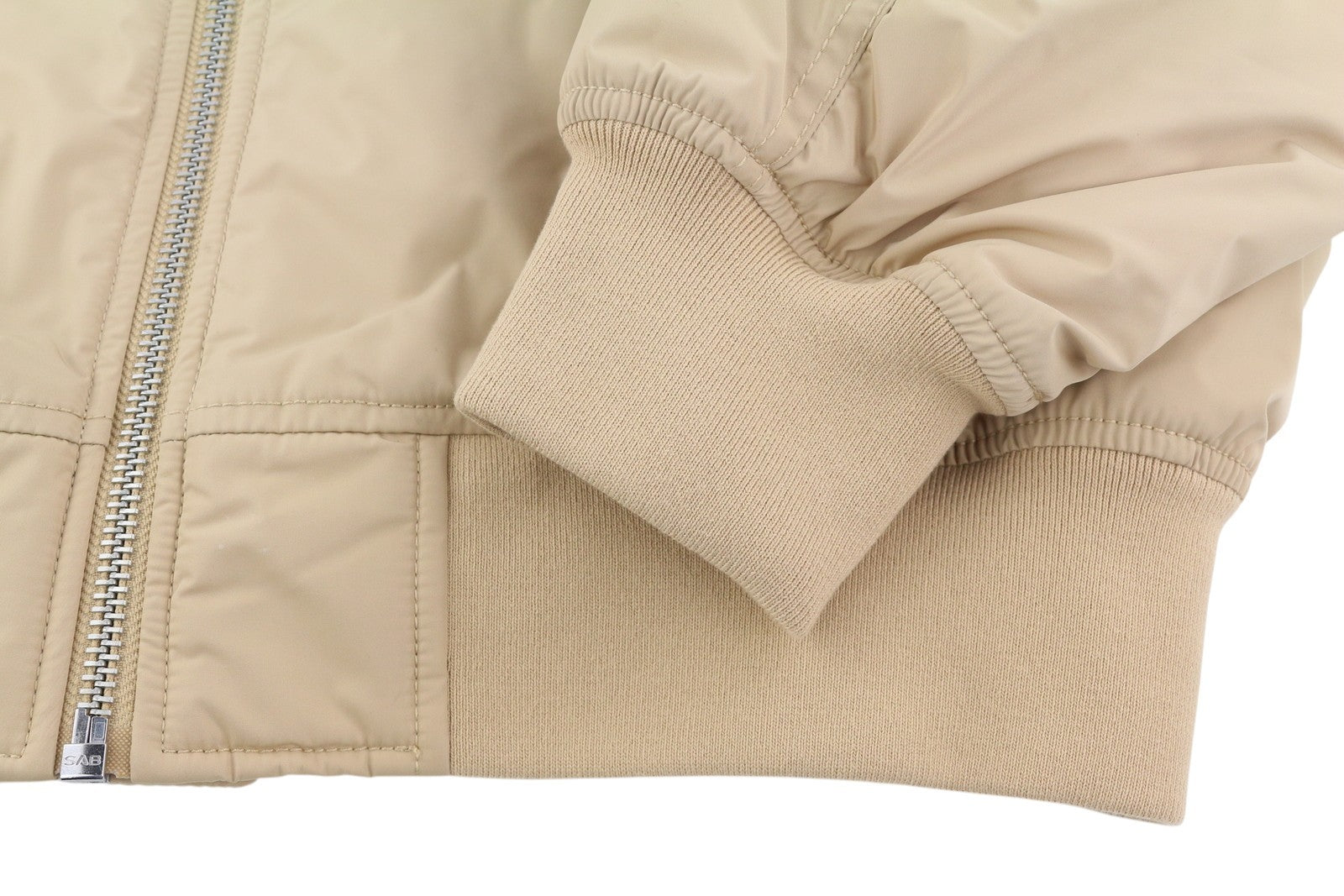 TOMMY HILFIGER Tjm Classics Bomber Men Jacket S Beige Padded Full Zip RRP€209