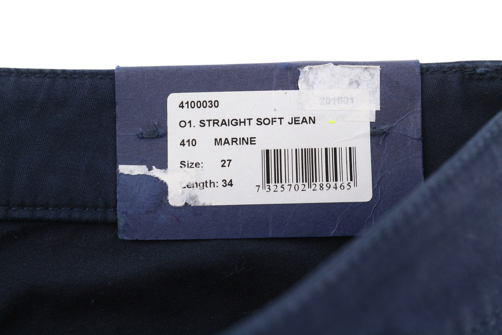 GANT Straight Soft Women Trousers W27/L34 Dark Blue Slim Fit Low Rise Casual