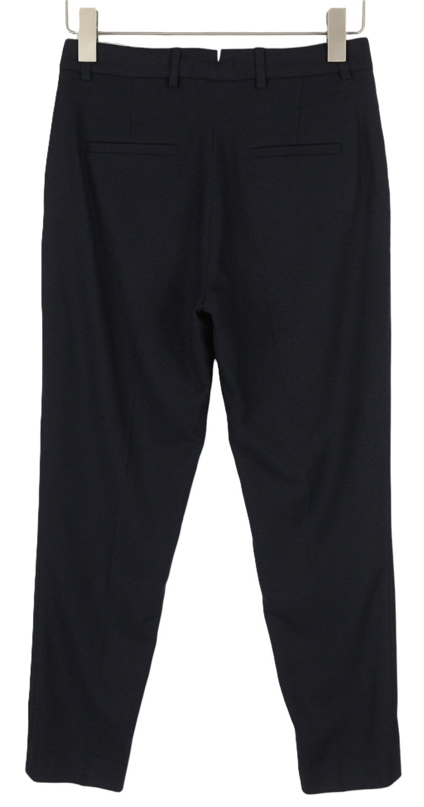 GANT Washable Str Wool Tapered Women Trousers EU36 Dark Blue Zip Fly Classic