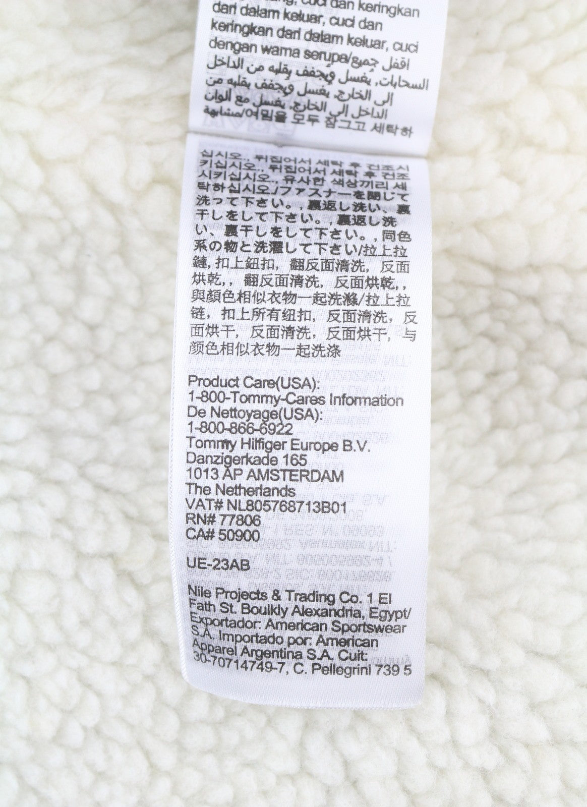 TOMMY HILFIGER Tjm Check Sherpa Men Jacket S Khaki Green Overshirt Logo RRP€170