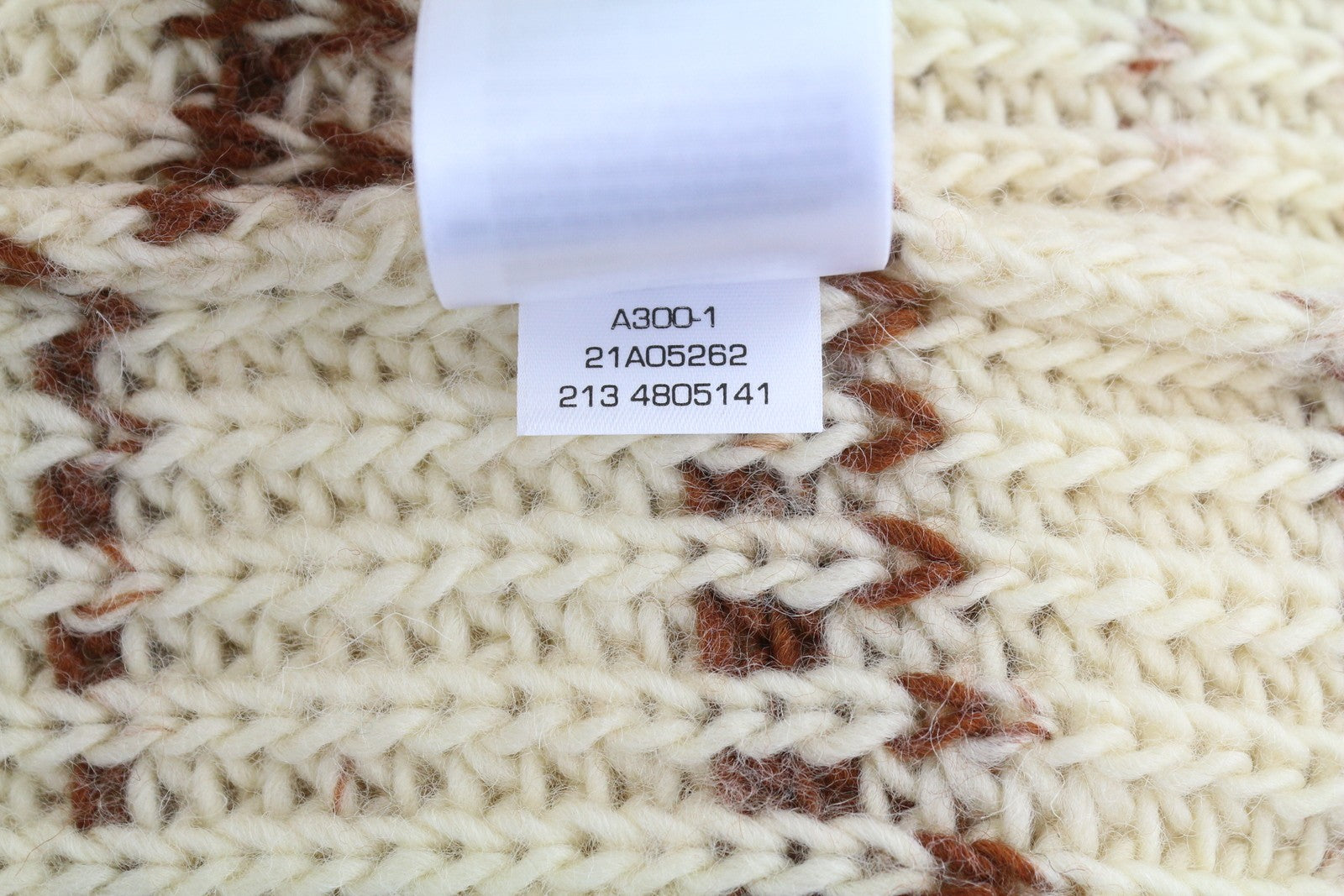 GANT Multi Color Turtle Women Jumper S Beige Wool Tight-Knit Patterned Pullover