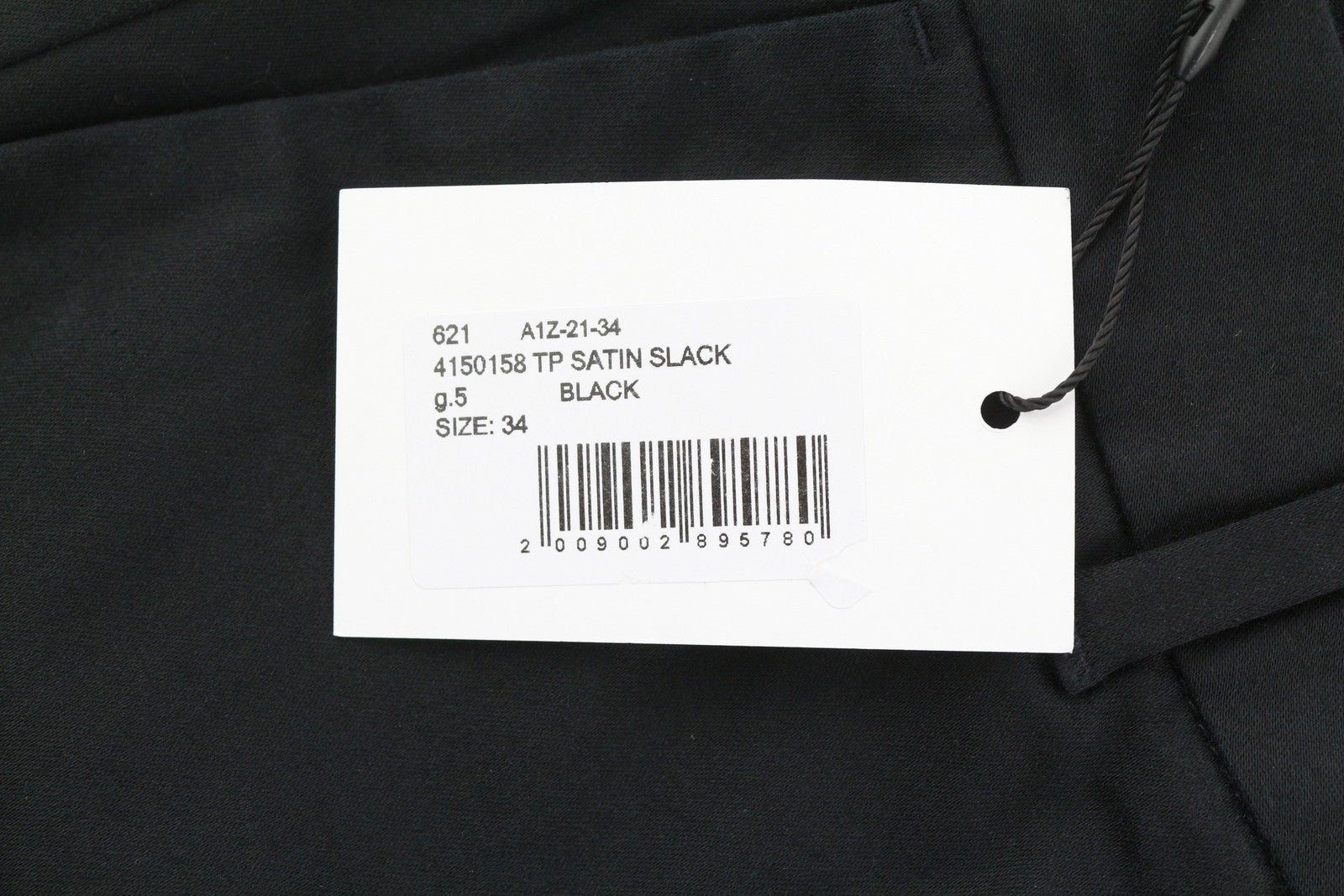 GANT Tp Satin Slack Women Trousers EU34 Black Tech Prep Slim Flat Front Classic