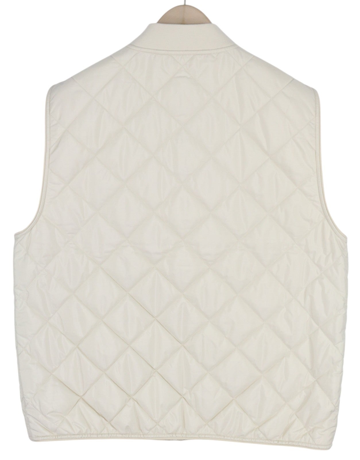 TOMMY HILFIGER Tjm Reg Entry Vest Men Waistcoat 2XL White Padded Quilted RRP€149