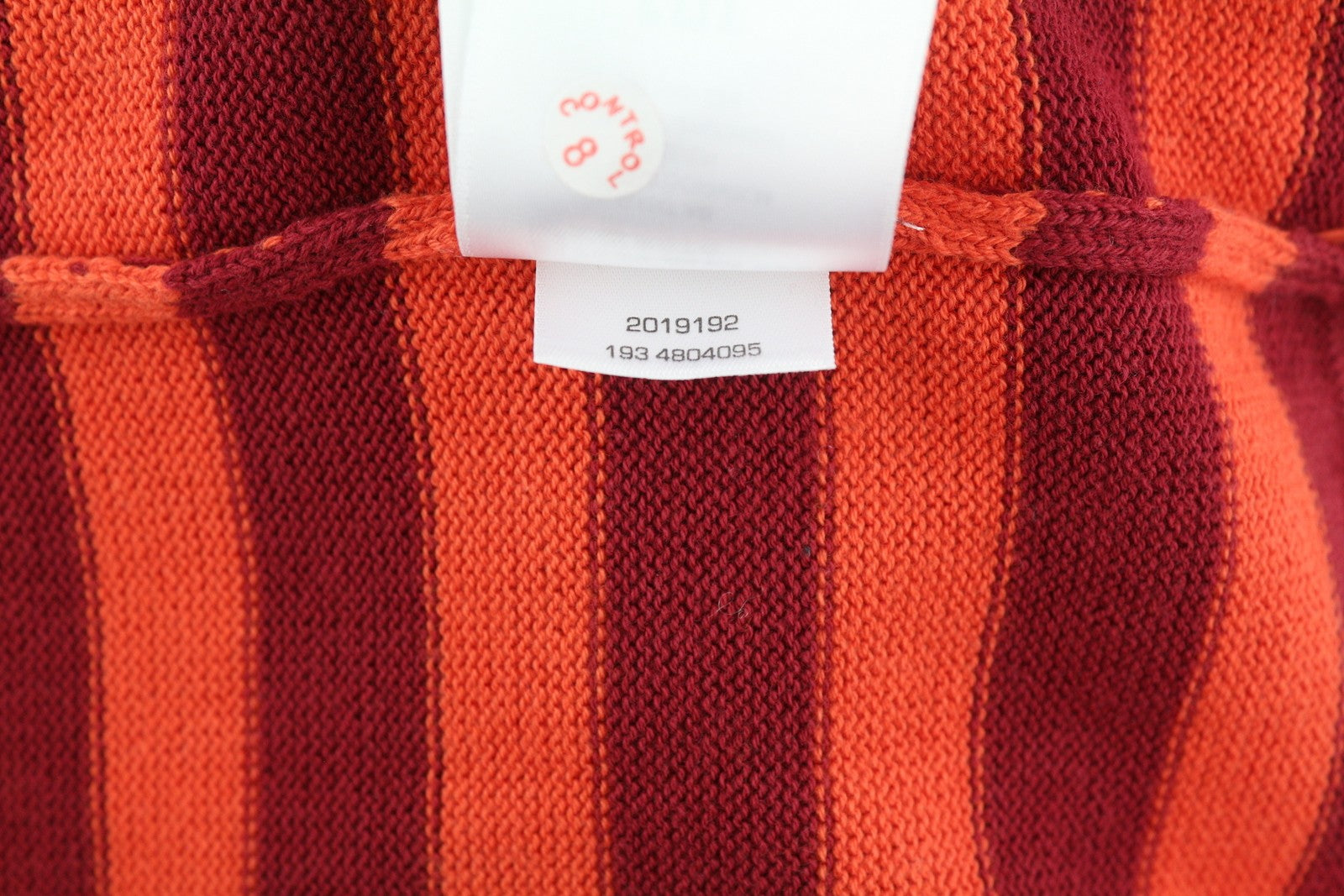 GANT Striped Cotton Crew Women Jumper XS Red Tight-Knit Crew Collar Pullover