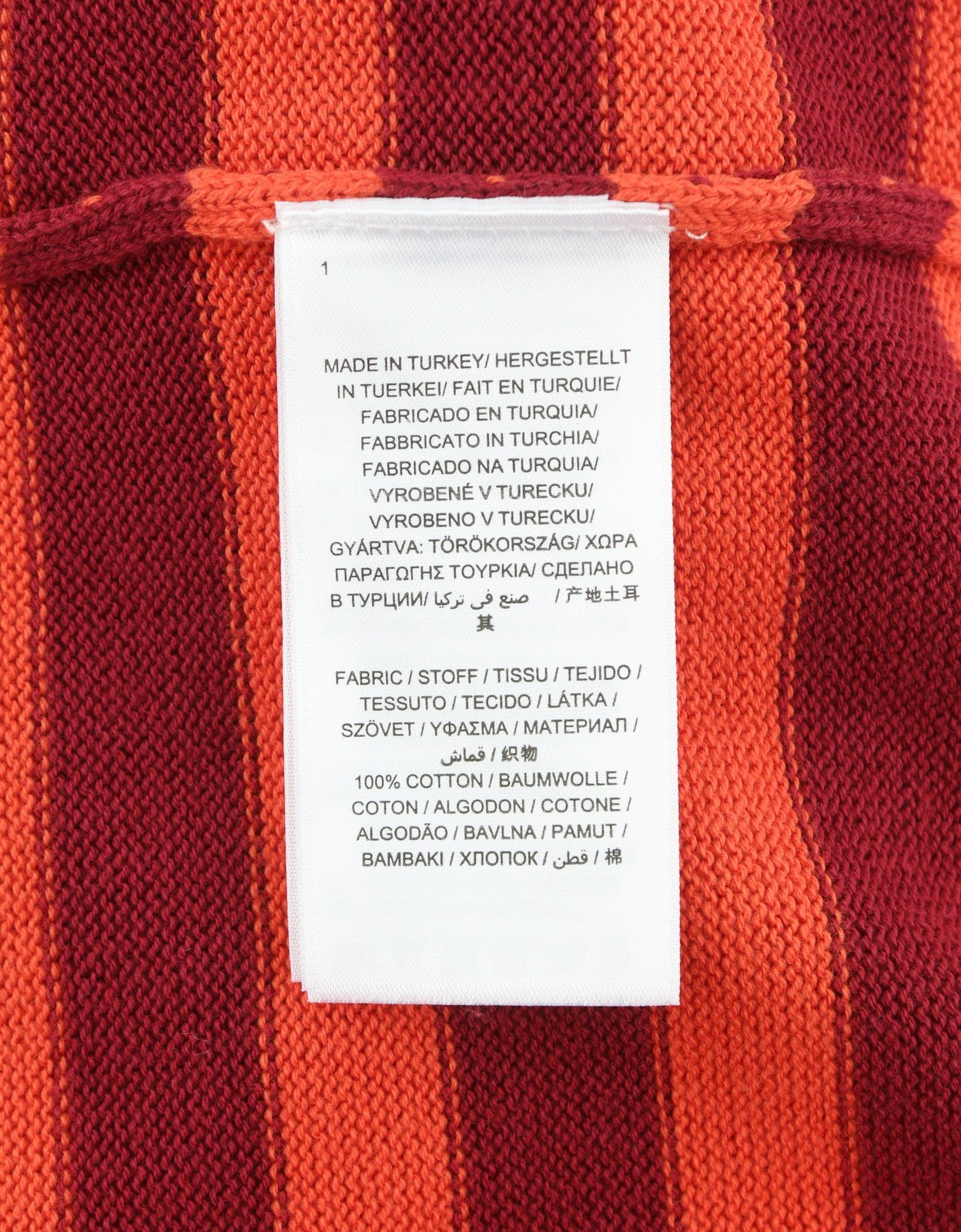 GANT Striped Cotton Crew Women Jumper XS Red Tight-Knit Crew Collar Pullover