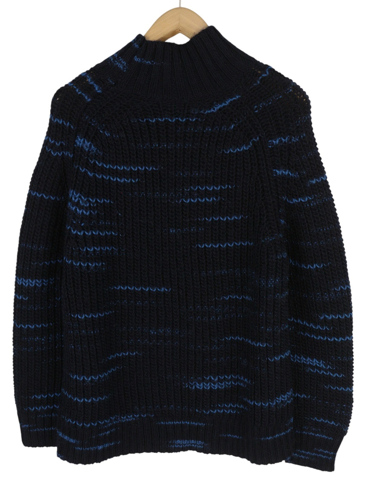 GANT Multi Color Turtle Women Jumper S Blue Wool Tight-Knit Patterned Pullover