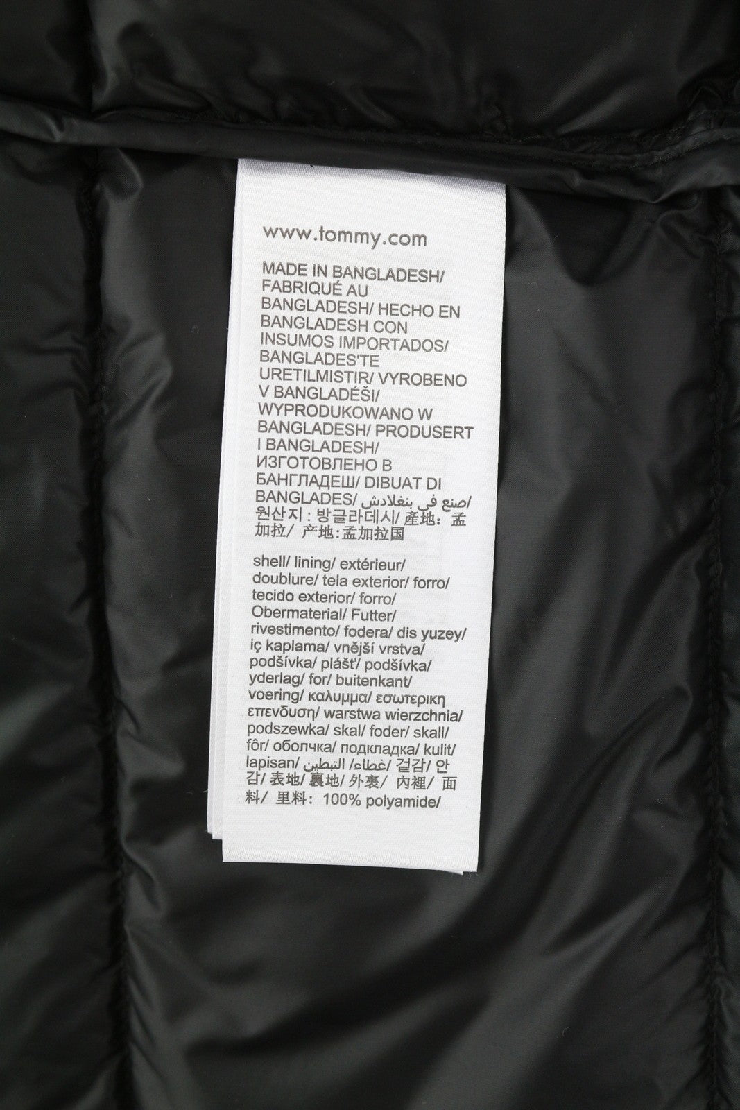 TOMMY HILFIGER Tjm Light Down Men Waistcoat XS Black Duck Down Filled RRP€149