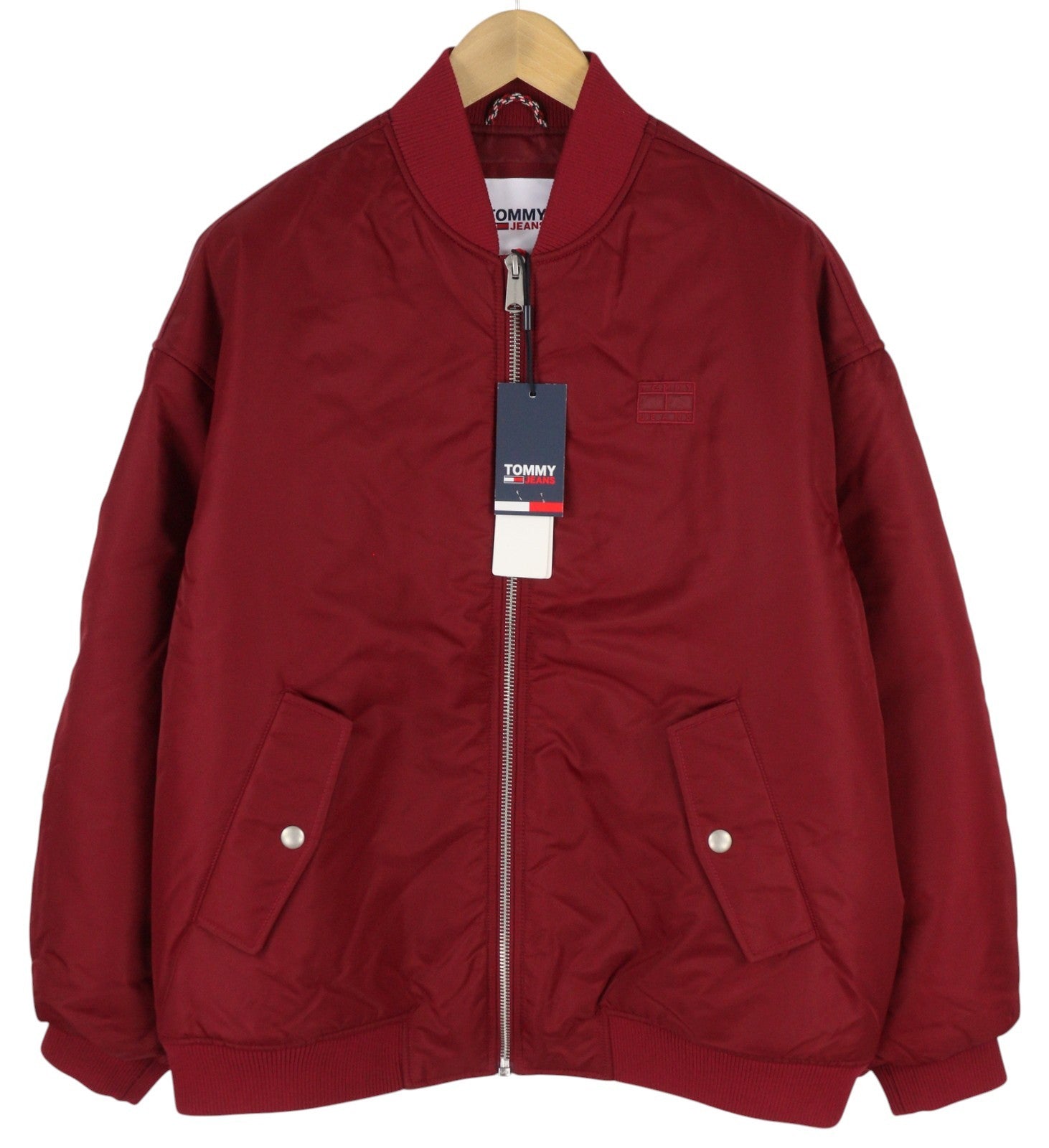 TOMMY HILFIGER Tjm Ovz Tonal Appl Men Jacket L Oversized Padded Bomber RRP€299