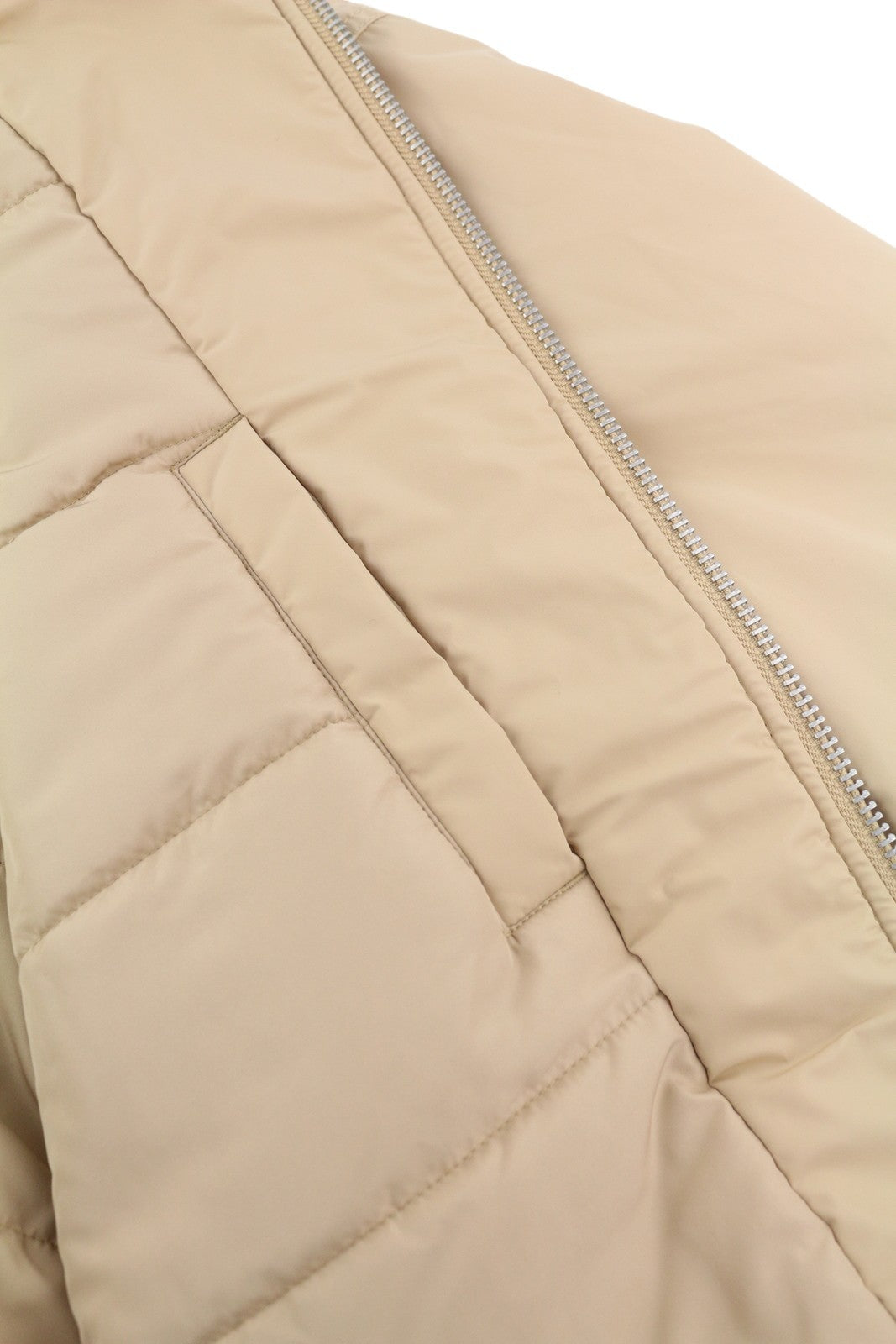 TOMMY HILFIGER Tjm Classics Bomber Men Jacket XL Beige Padded Full Zip RRP€209