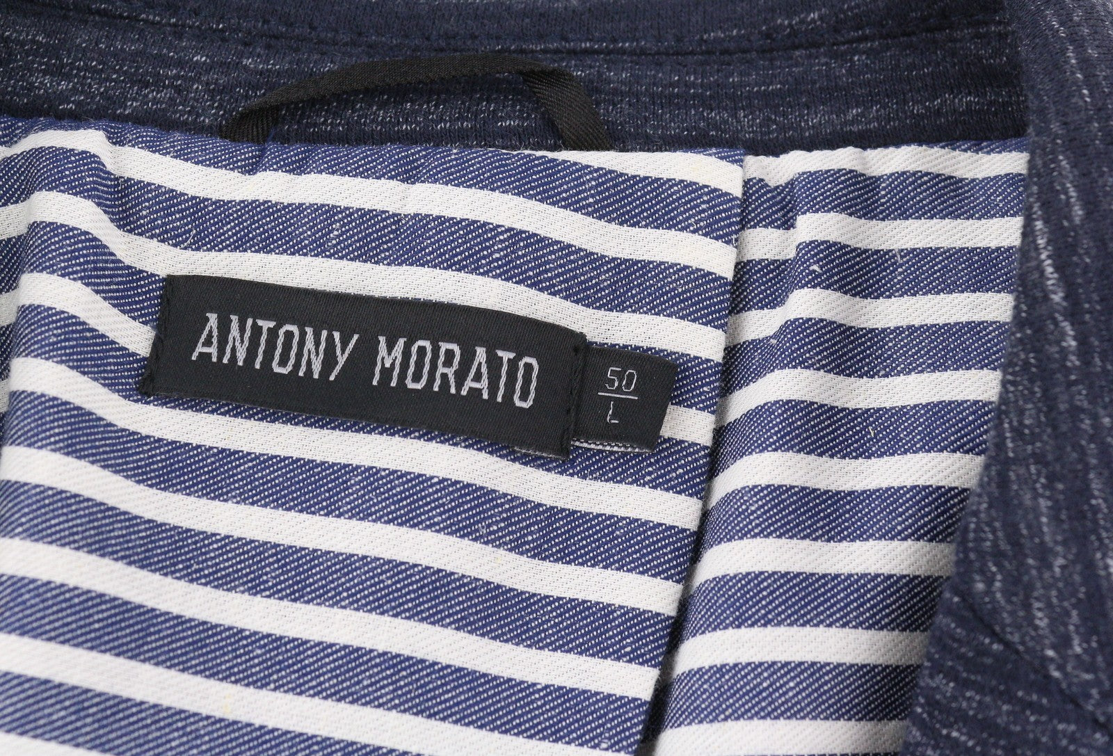 ANTONY MORATO Men Blazer L Blue Super Slim Fit Half Lined Notch Single-Breasted