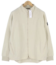 CALVIN KLEIN Premium Polar Fleece Men Sweatshirt L Beige Comfort Fit RRP€179