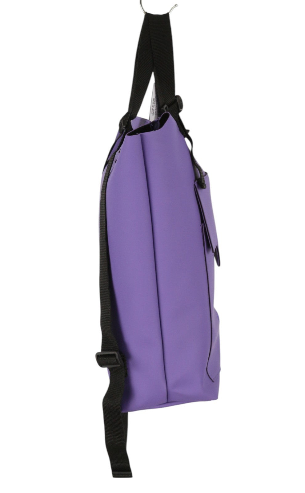 O BAG D217 Women Bag OS Purple Violet Double Handles Patch Pocket Logo Backpack
