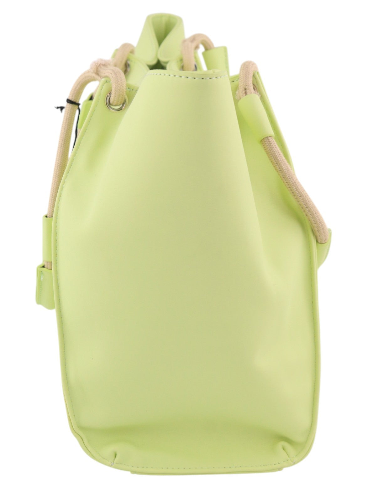 O BAG California Women Bag OS Light Green Clasp Double Handles Trapezoid Shopper