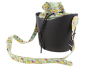 O BAG Basket Women Bag OS Flyover Print Inner Bag Adjustable Strap Crossbody