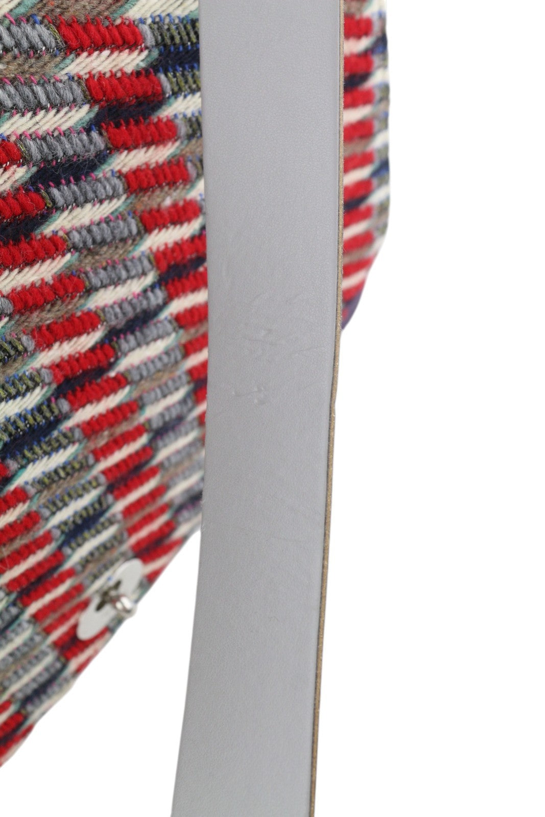 O BAG Folder Women Bag OS Purple Tweed Patterned Turn Lock Closure Messenger