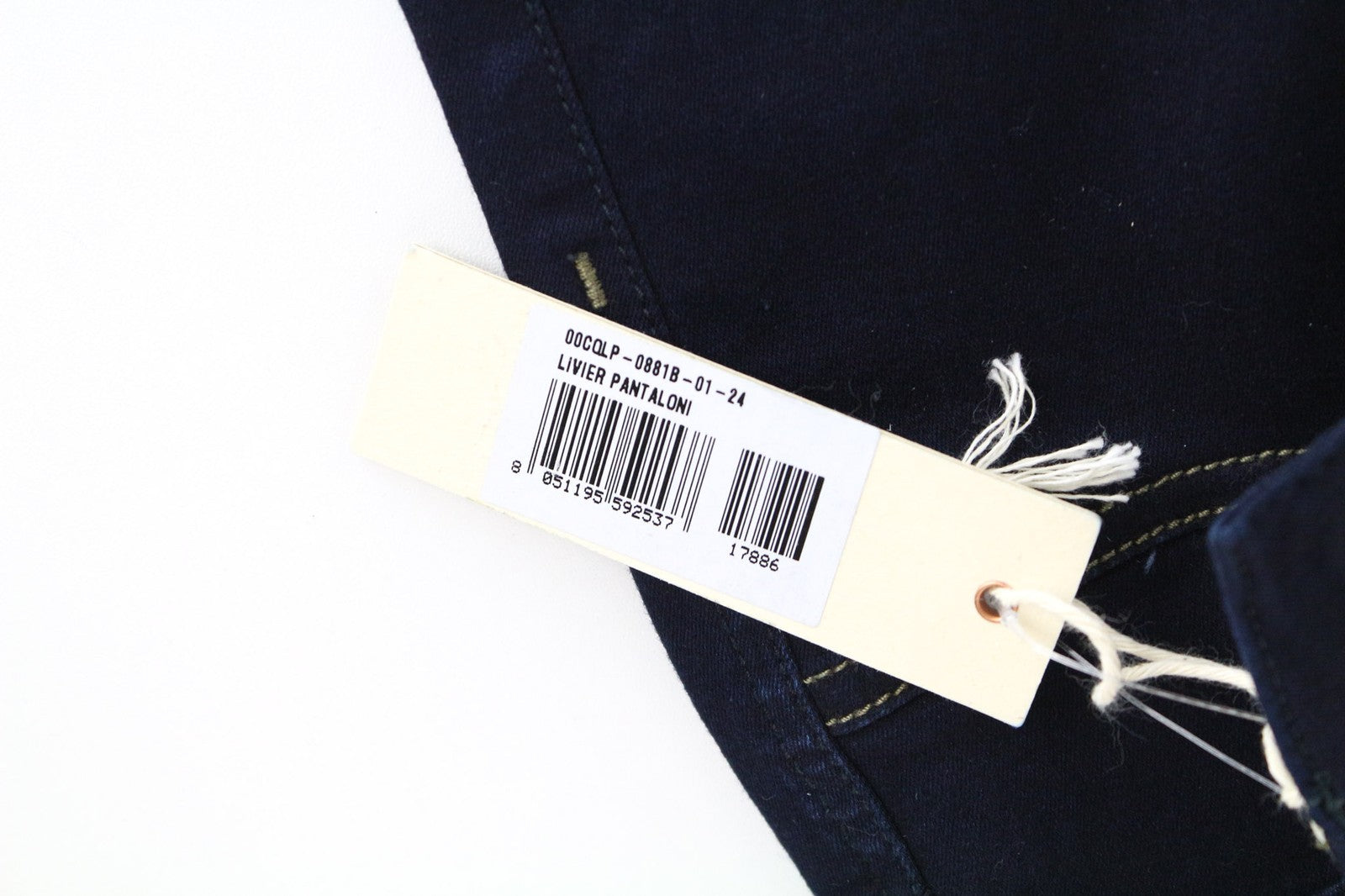 DIESEL Livier 0881B Women's Blue Jeans W24 Jegging Super Slim Stretch Cotton