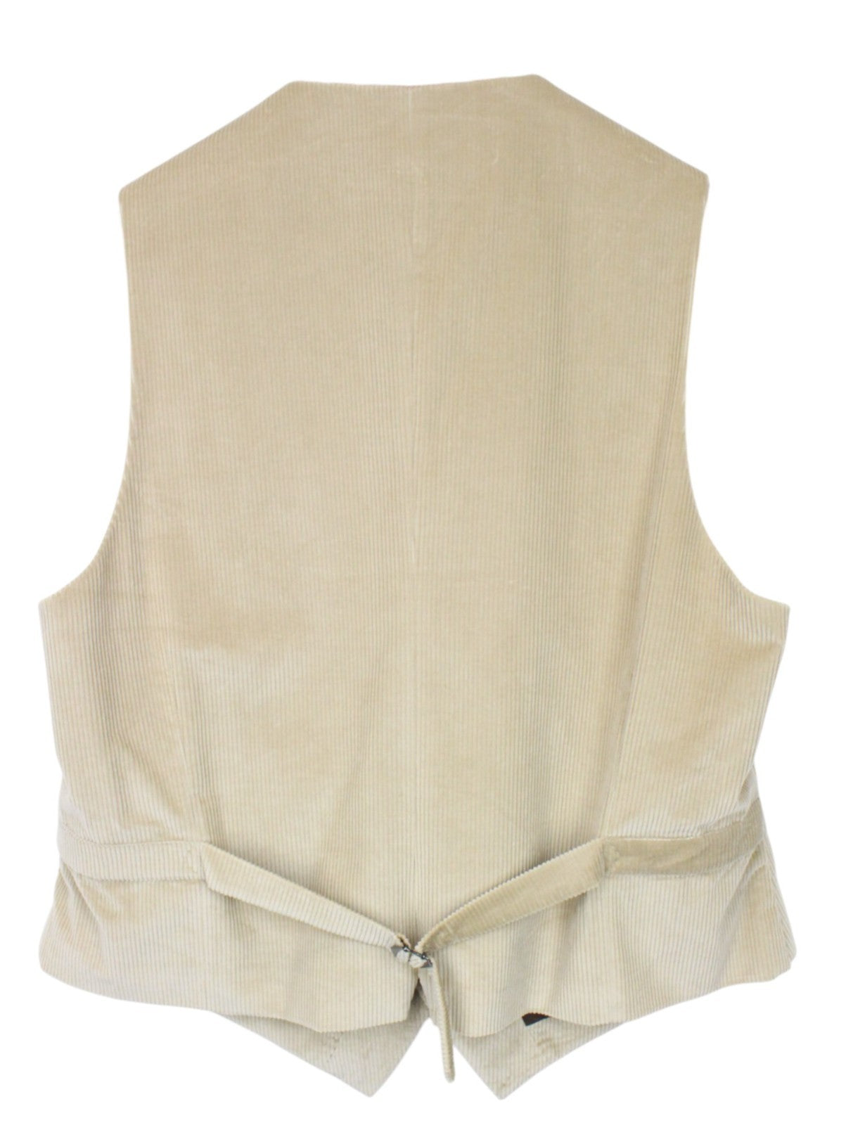 SUITSUPPLY Ferrara Men's Beige Cotton Corduroy Slim Suit UK46R Velvet 2 Piece