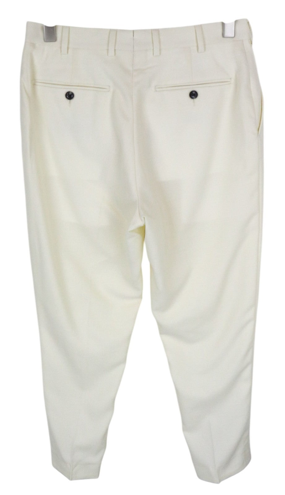 SUITSUPPLY La Spalla Men's Tux Suit UK42S Off-White Black Wool Formal 2 Piece