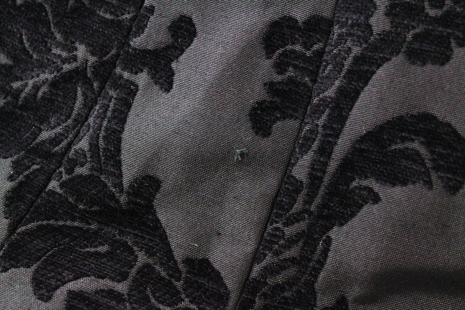 DESIGUAL Dable Women's Black Coat EU38 Jacquard Designer Mid-Length Patterned