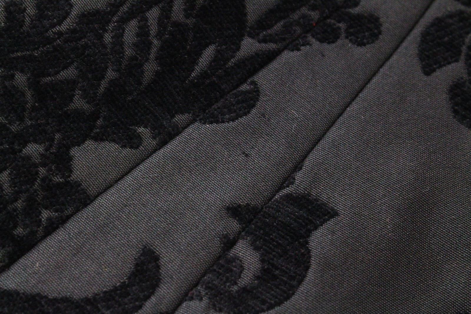 DESIGUAL Dable Women's Black Coat EU38 Jacquard Designer Mid-Length Patterned