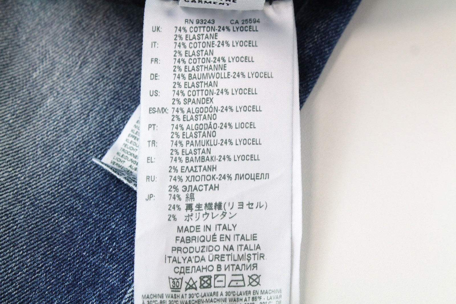 DIESEL D-Strukt 081AQ Men's Distressed Blue Jeans W27/L32 Boys Slim Tapered