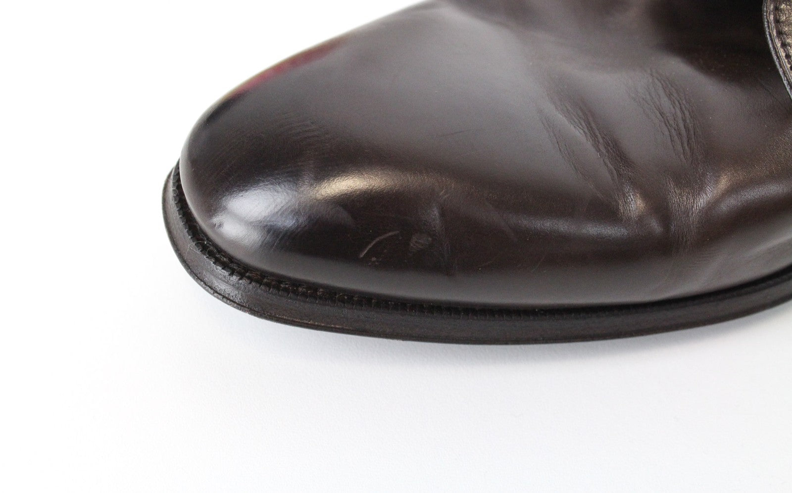 SUITSUPPLY Men's Classic Brown Leather Lace-Up Low Shoes EU44 Formal Style