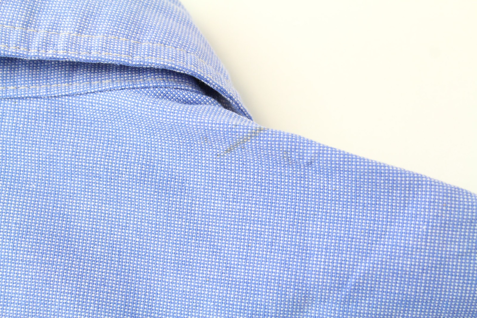 SCOTCH & SODA Men's Light Blue Melange Cotton Shirt M Classic Painted Button-Up