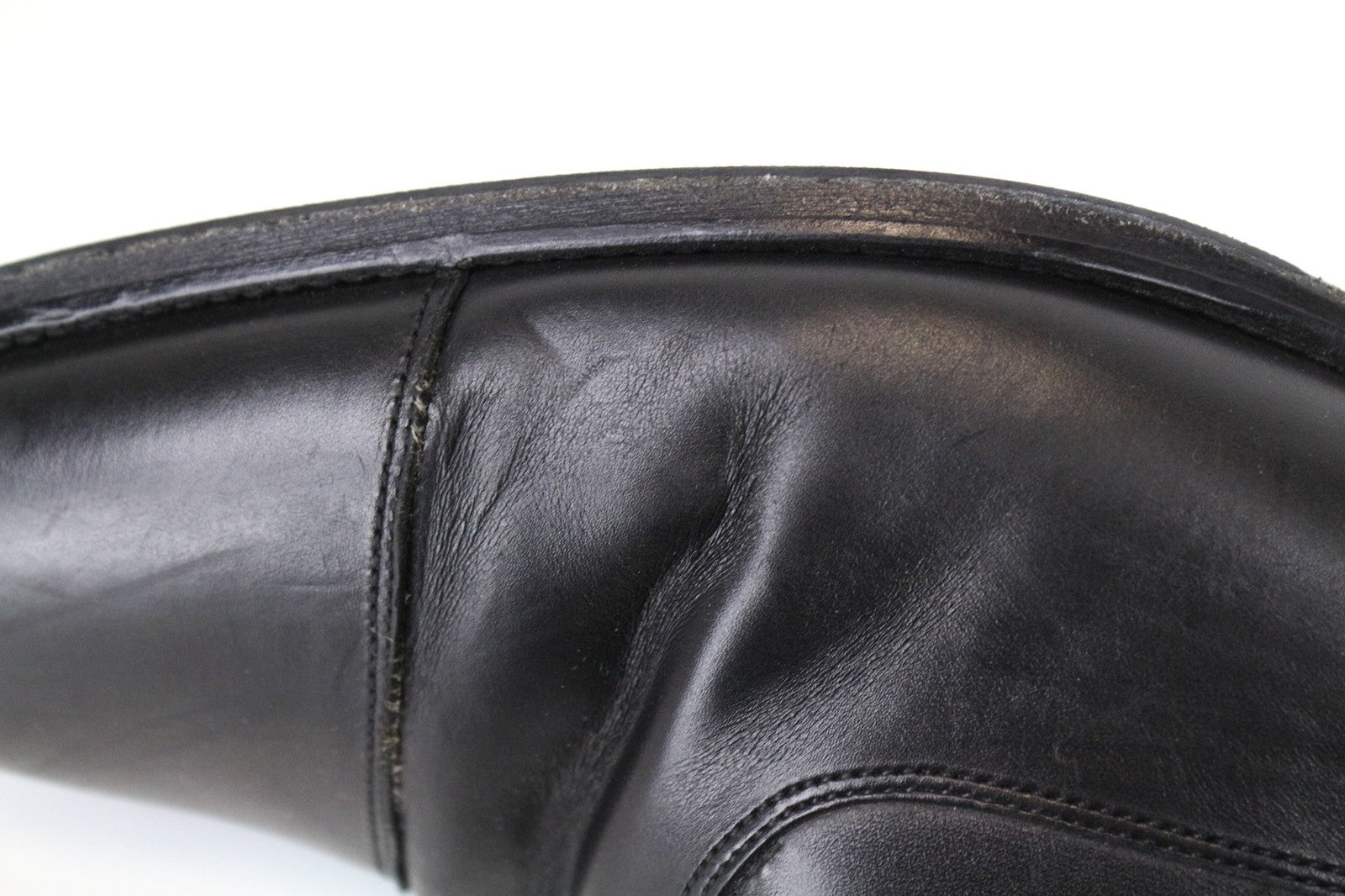 SUITSUPPLY Men's Formal Shoes EU46 Black Leather Lace-Up Classic Low-Top Pair