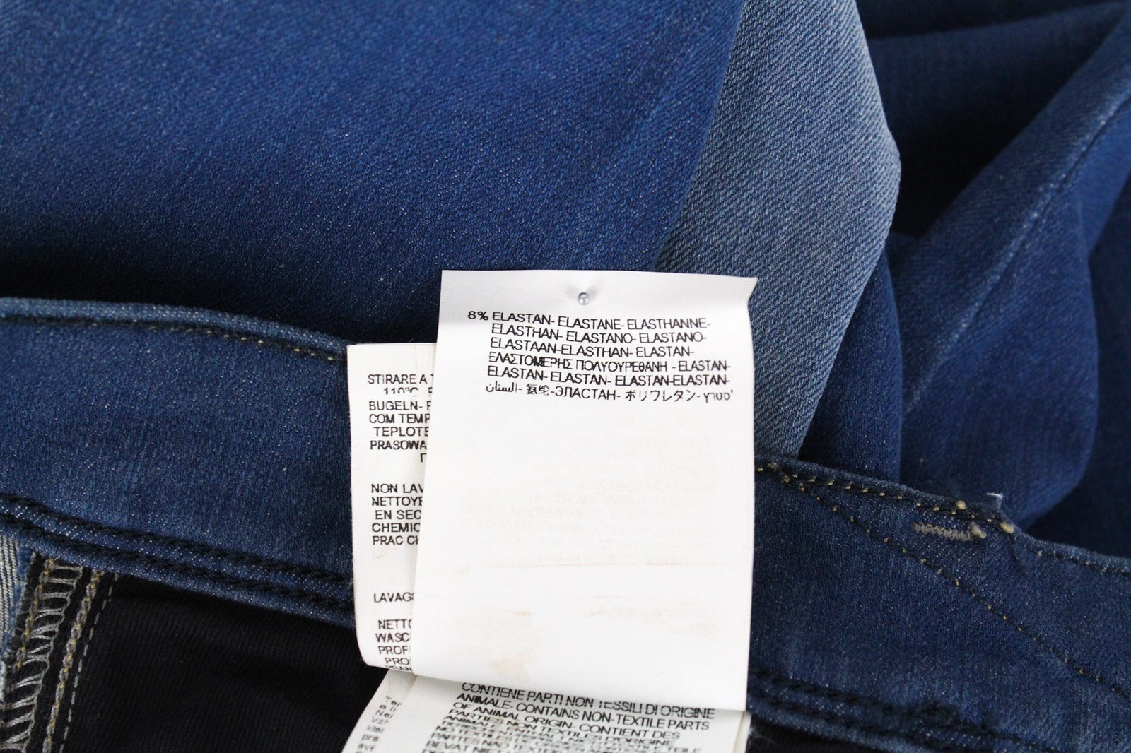 REPLAY Anbass Men's Jeans W30/L34 Blue Slim Fit Cotton Stretch Casual Faded