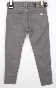 REPLAY Anbass Men's Jeans W29/L32 Grey Slim Fit Cotton Stretch Casual Denim