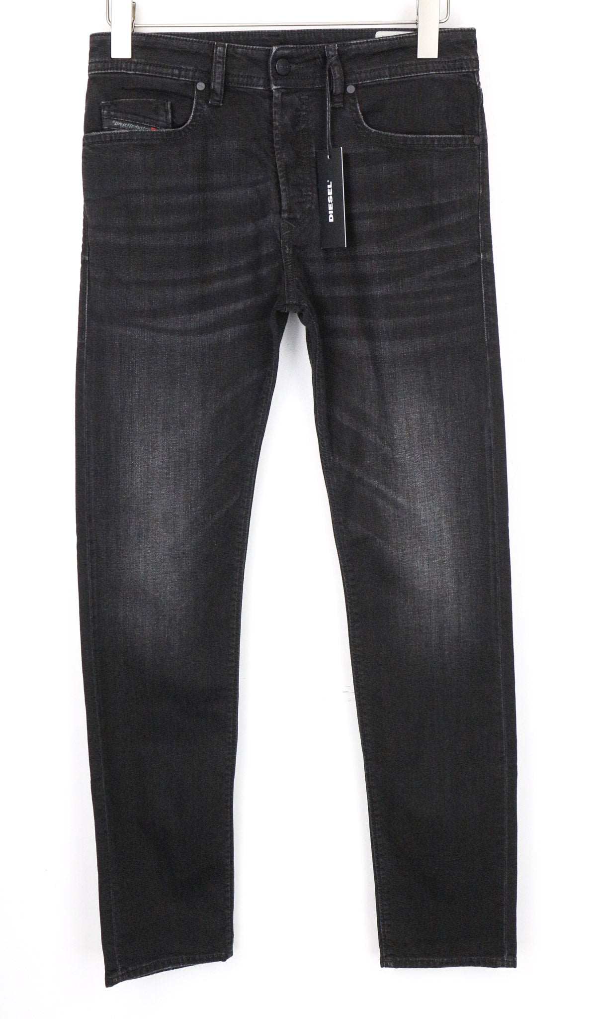 DIESEL Buster 069BG Men's Jeans W28/L32 Grey Regular Slim Tapered Stretch Fit