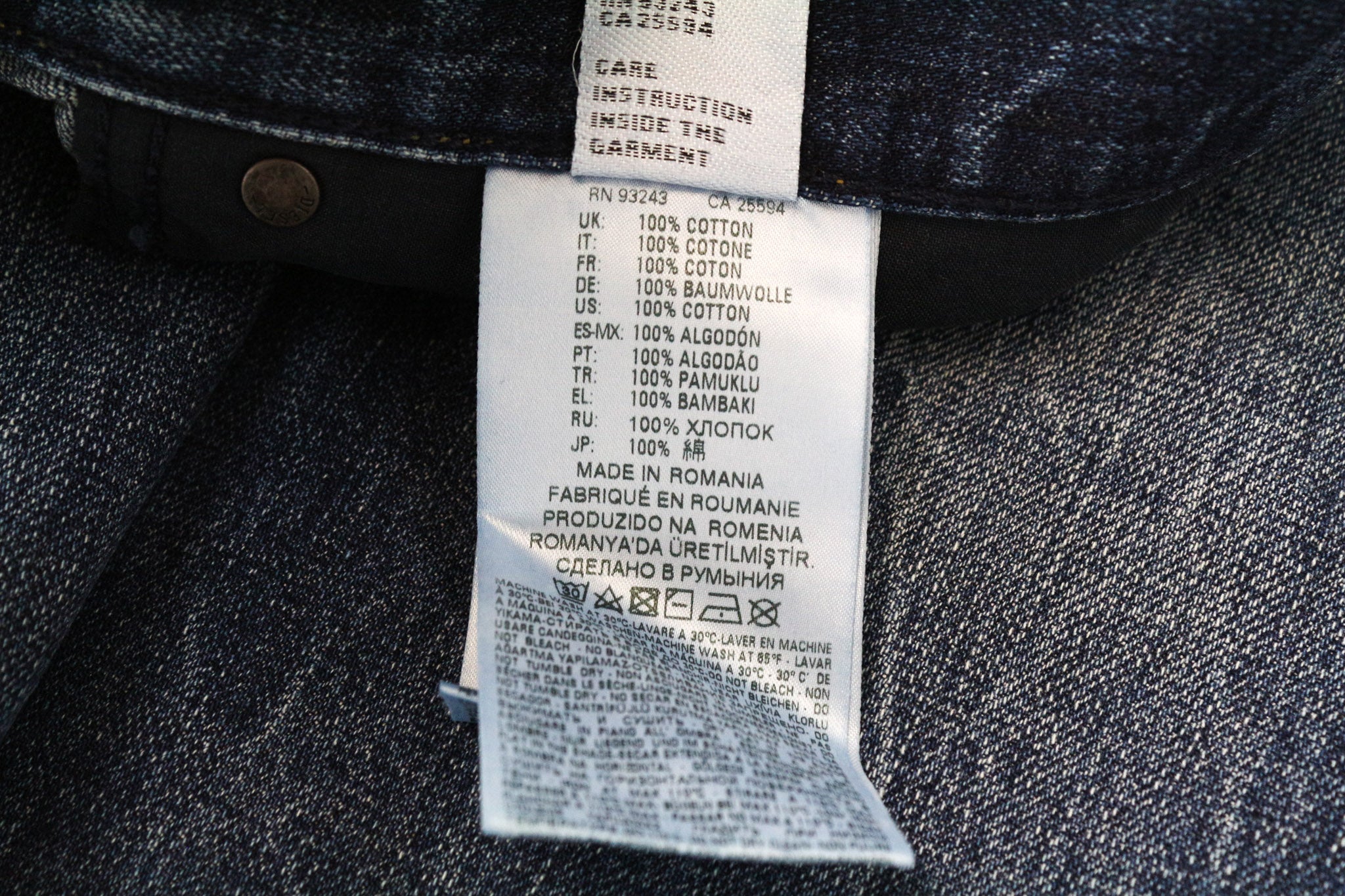 DIESEL Mharky 080AG Men's Jeans W29/L32 Slim Skinny Distressed Blue Non Stretch