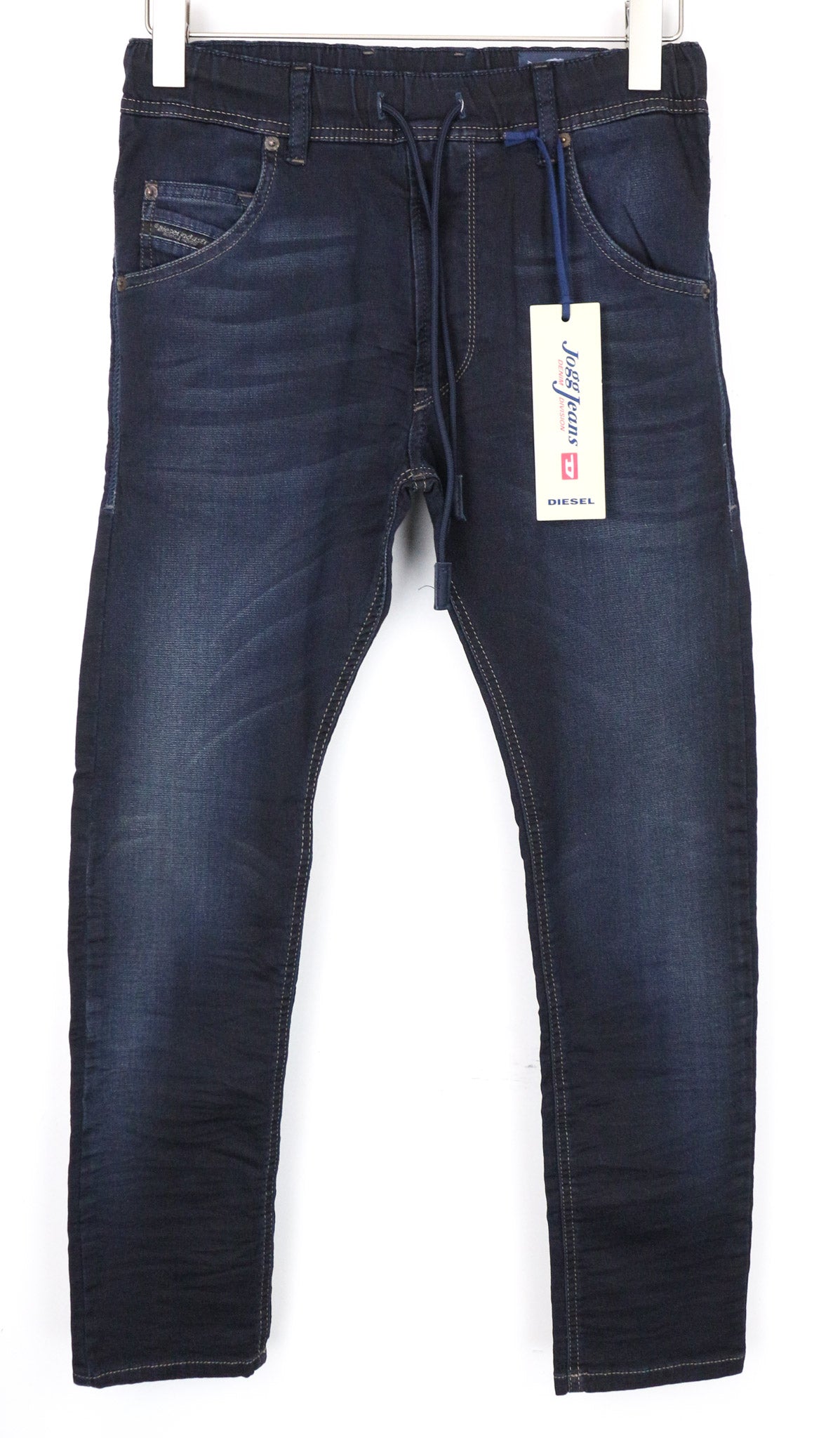 DIESEL Krooley-NE 0686F Men's Jeans W26 Boys Blue Slim Carrot Jogg Sweat Stretch