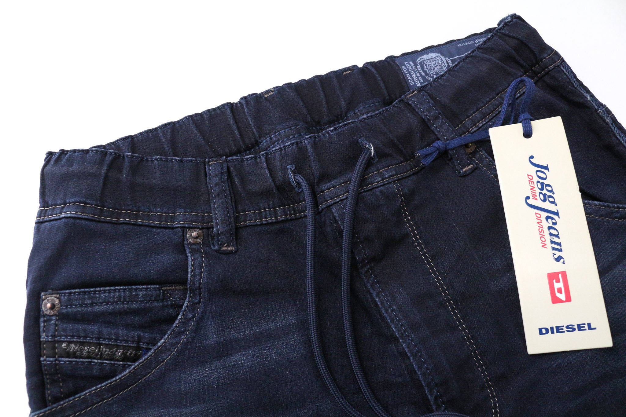 DIESEL Krooley-NE 0686F Men's Jeans W26 Boys Blue Slim Carrot Jogg Sweat Stretch