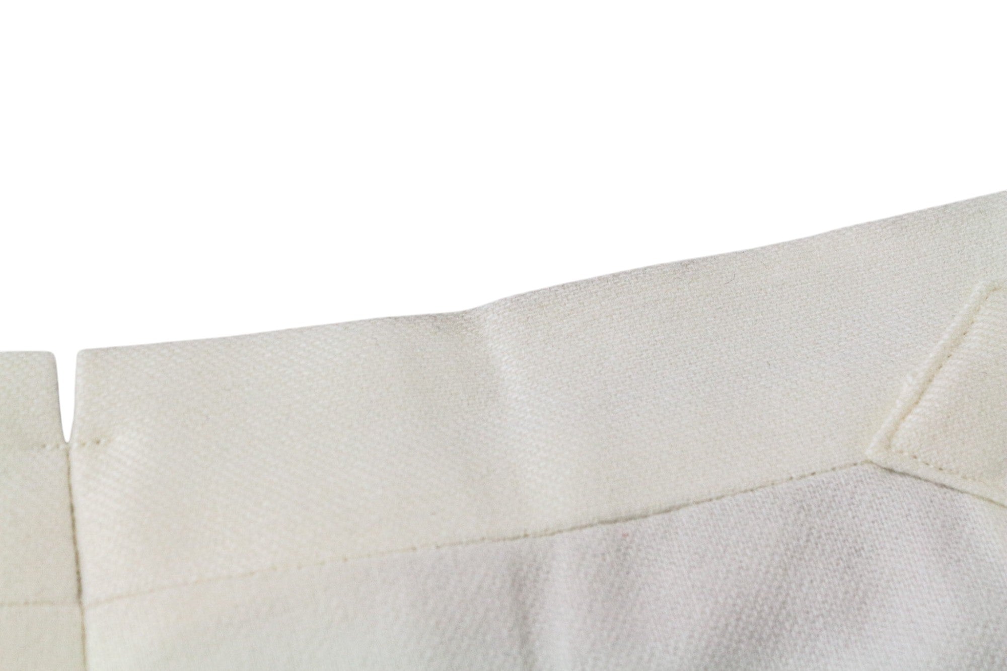 SUITSUPPLY Havana Men's Suit UK38R Slim Off-White Wool Flannel 2-Piece Jetted