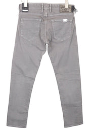 REPLAY Grover Men's Jeans W30/L32 Light Grey Slim Straight Bull Denim Stretch