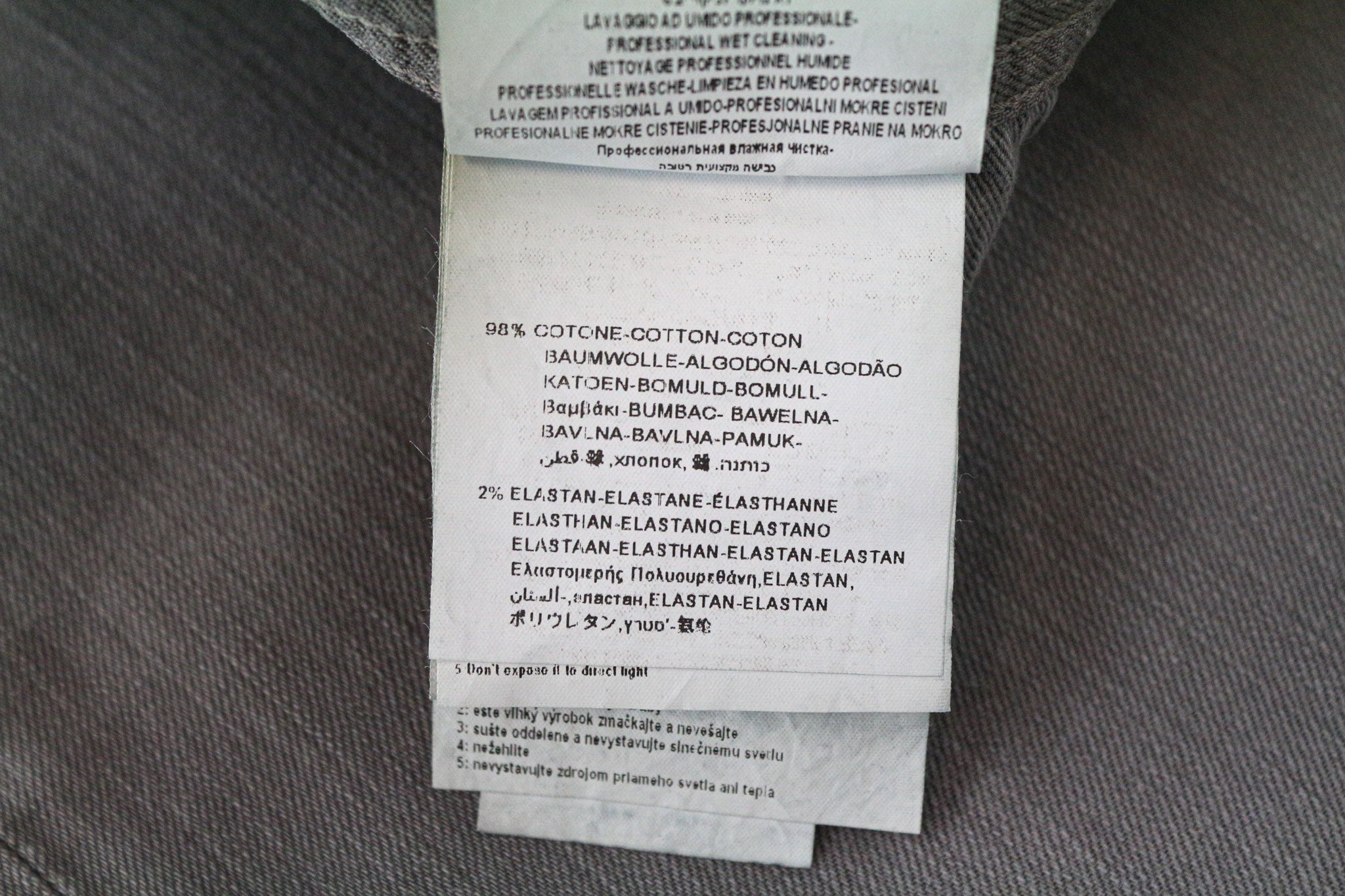 REPLAY Grover Men's Jeans W30/L32 Light Grey Slim Straight Bull Denim Stretch