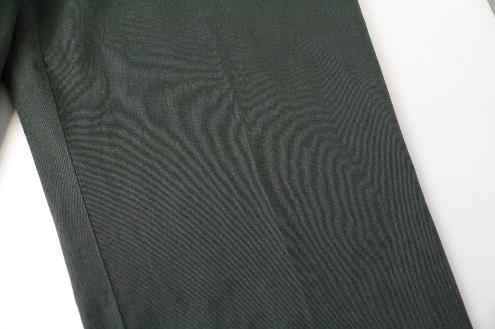 SUITSUPPLY Porto Novo Men's Trousers UK38R Slim Mid Green Chino Stretch Formal