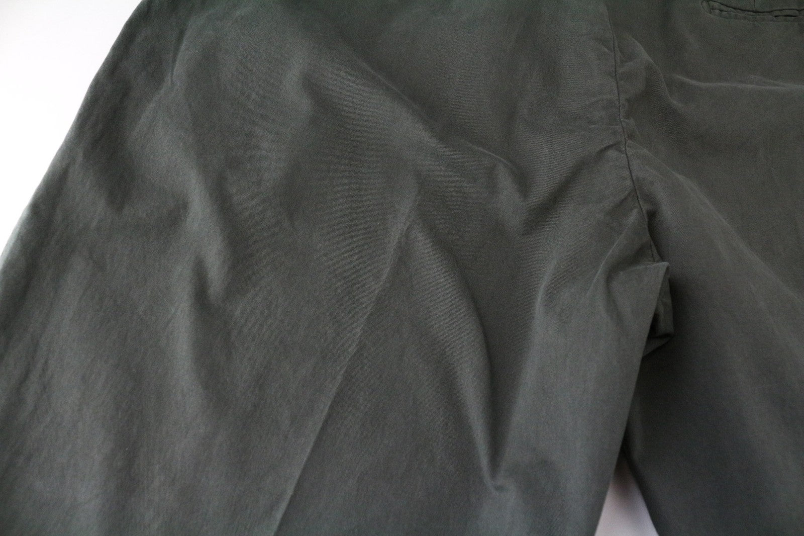 SUITSUPPLY Porto Novo Men's Trousers UK38R Slim Mid Green Chino Stretch Formal