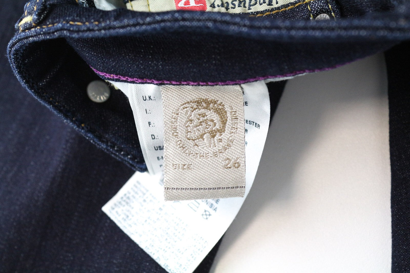 DIESEL Skinzee 0813C Women's Jeans W26/L32 Slim Super Skinny Fit Blue Stretch