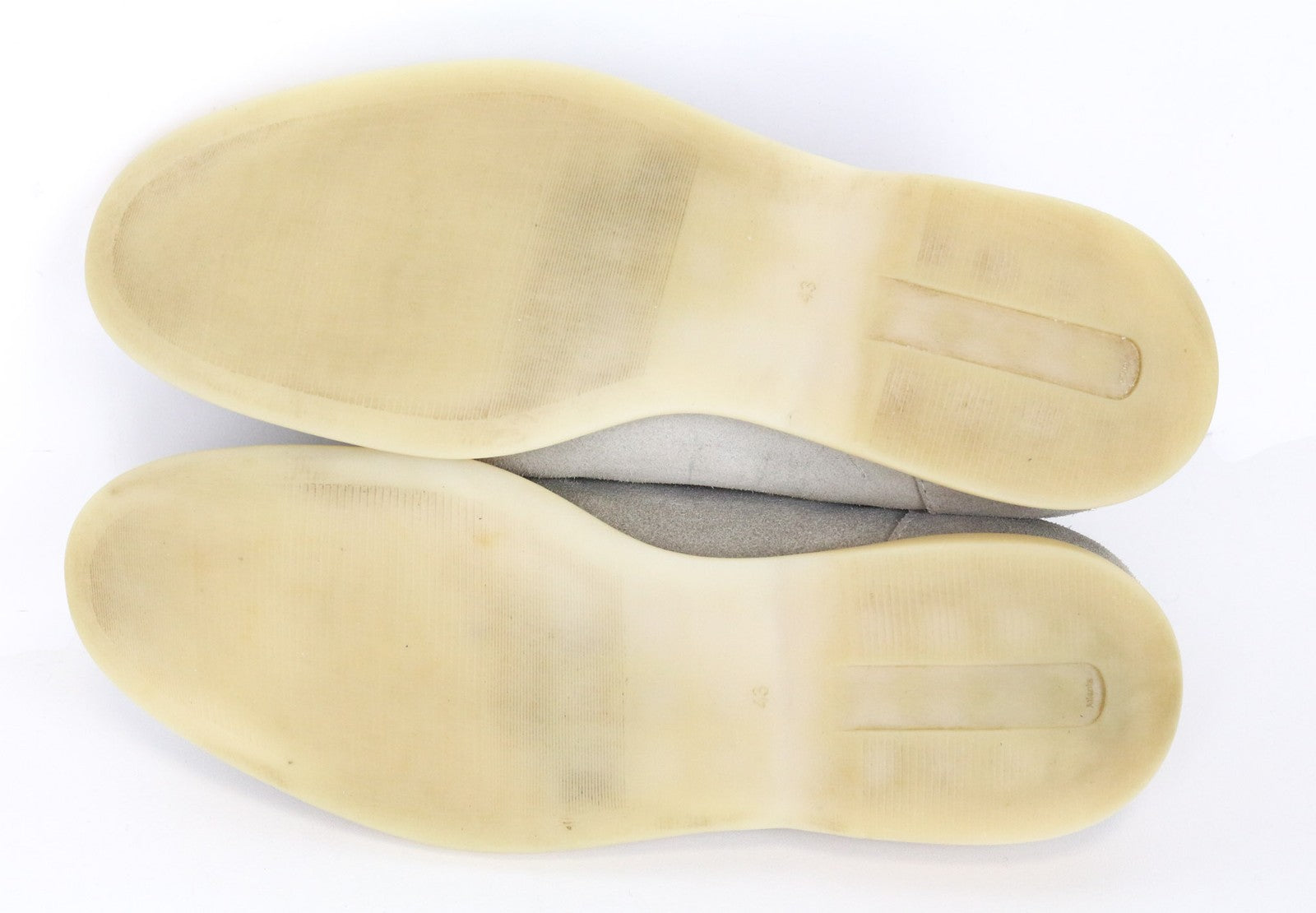 SUITSUPPLY Men's Shoes EU43 Beige Suede Leather High-Top Chukka Lace Up Casual