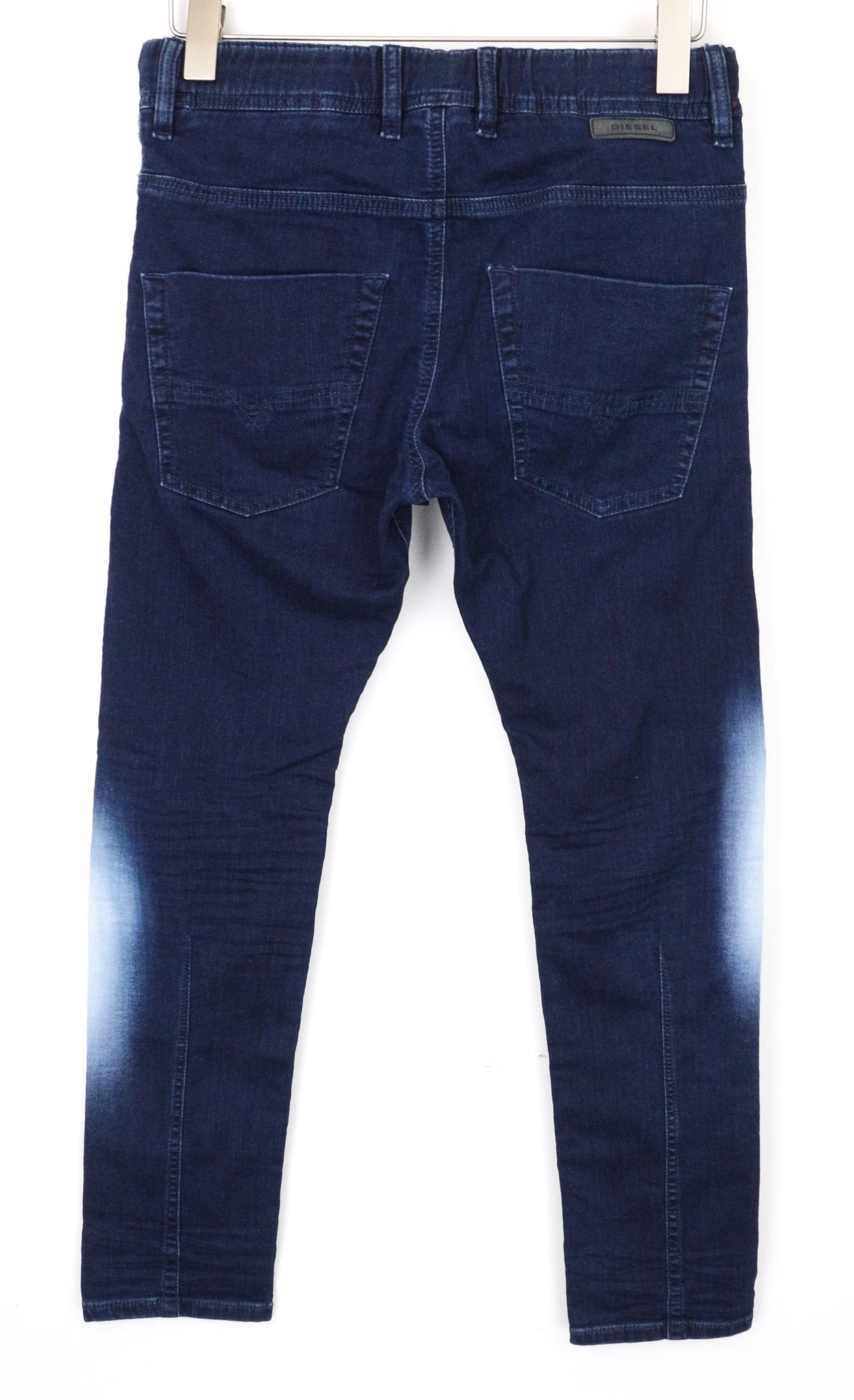 DIESEL Krooley-NE 0687D Men's Jeans W26 Slim Carrot Blue Boys Jogg Sweat Stretch