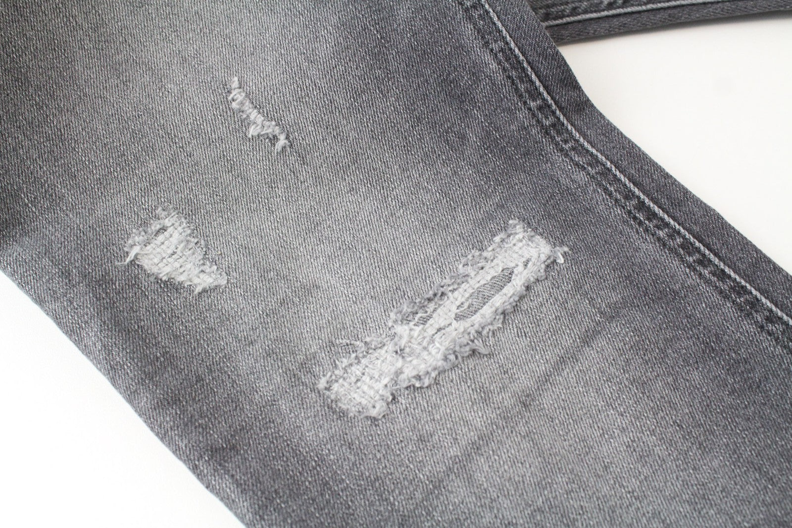 DIESEL D-Eetar 0890F Men's W28/L30 Jeans Ripped Grey Cotton Stretch Tapered Fit