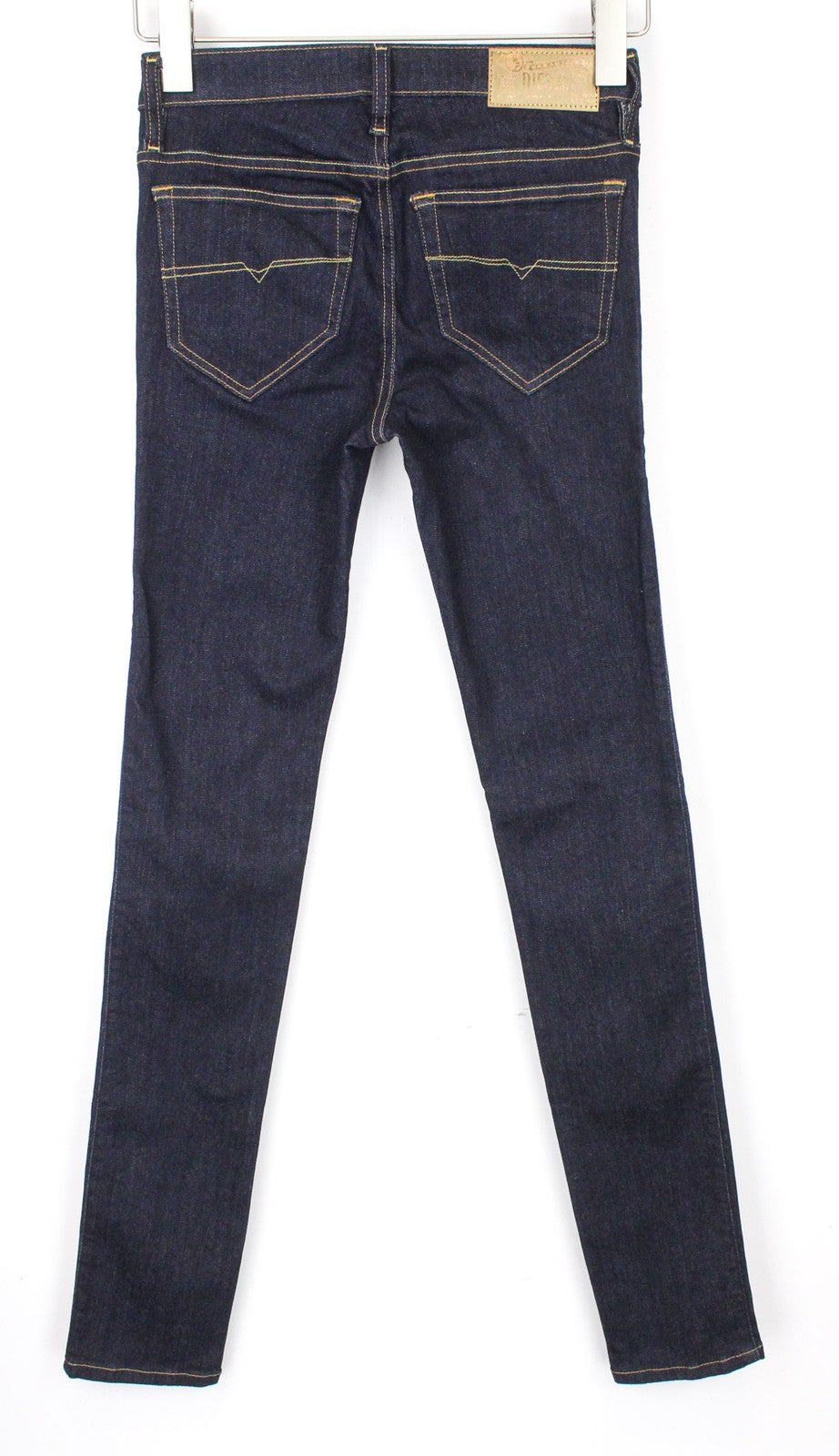 DIESEL Skinzee 0813C Women's W26/L32 Jeans Super Slim Stretch Blue Skinny Cotton