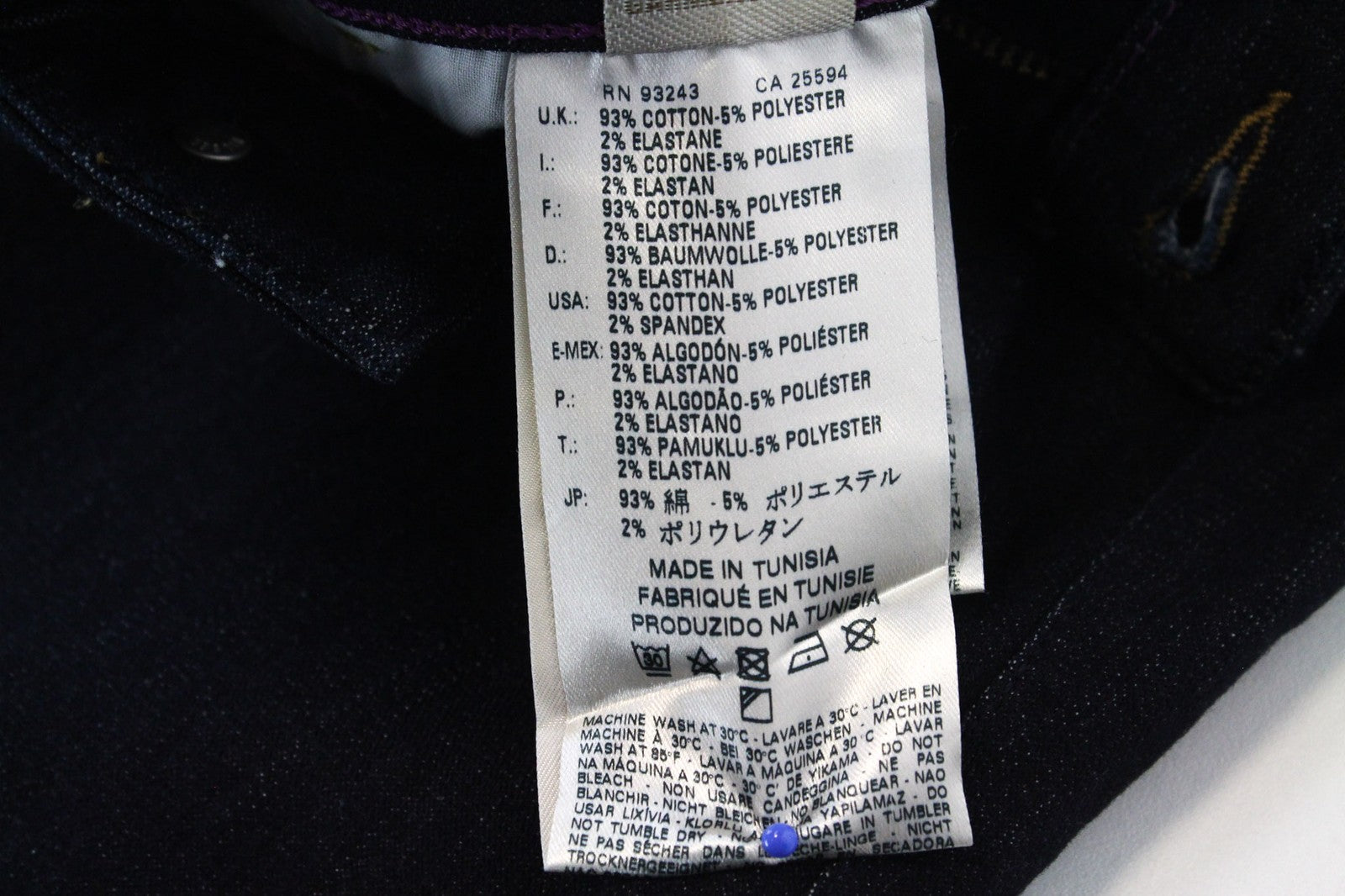 DIESEL Skinzee 0813C Women's W26/L32 Jeans Super Slim Stretch Blue Skinny Cotton