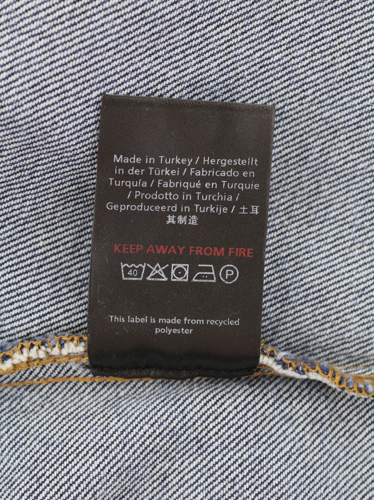 DENHAM Century Trucker Women Jacket M Denim Blue Washed Oversized Button-Up