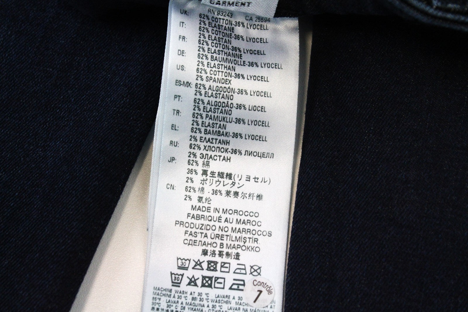 DIESEL D-Bazer 084LC Men's W27/L30 Jeans Dark Blue Tapered Stretch Button-Fly