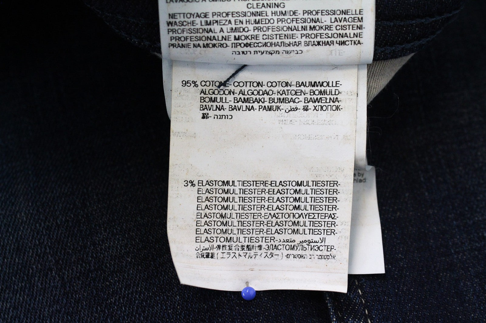 REPLAY Anbass Men's W29/L32 Jeans Slim Fit Casual Blue Denim Stretch Washed